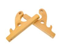 VALICLUD 2pcs Bamboo Sword Wall Mount Display Hooks with Multilayer Helmet and Hat Rack, Space-Saving Design Featuring Secure Key Slot and Load-Bearing Capacity of 5kg for Entryway