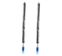 VALICLUD 2Pcs Bendable Long Handle Engine Cleaning Brush for Car Engines Flexible Hard Bristle Oil Stain Remover Professional Auto Detailing Tool for Oil Grime and Carbon Residue Removal