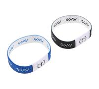 VALICLUD 2Pcs Bible Verse Bracelets Elastic Wristbands for Men and Women - Christian Scripture Wrist Charms with Motivational Sayings for Spiritual Events and Teacher Recognition