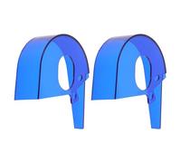VALICLUD 2pcs Bike Chain Cover for Mountain Bikes Plastic Chain Guard Protector Easy Installation and Clothing Protection Sturdy Blue Chainring Guard and Rear Sprocket for Mountain Biking