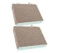 VALICLUD 2pcs Bird Perch Platform Parrot Comfortable Platform Grinding Claws Paper Cardboard Suitable for Bird Cage Training and Exercise