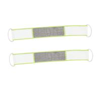 VALICLUD 2pcs Black Circle Body Scrub Towel Long Bath Towel for Back Exfoliator Bath Scrubber Strip for Shower Use Exfoliating Cloth to Remove Dead Skin