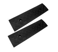 VALICLUD 2pcs Black Plastic Threshold Ramp with Pressure Resistance and Portable Design, for Bicycle and Garden Use, Sturdy Curb Ramps for Cars Uk Providing Non-slip Support on Steps