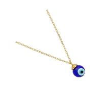 VALICLUD 2pcs Blue Eyes Pendant Devil Eye Necklace Stylish Neck Chain for Women Men Creative Clavicle Chain Jewelry
