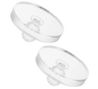VALICLUD 2pcs Blusher Eyeshadow Pressing Stamper Cosmetic Powder Seal Tool for Effortless Repair and DIY Touchups Portable Plastic Makeup Accessory for Highlighter and Blush