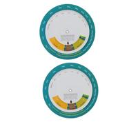 VALICLUD 2pcs Bmi Quick Look Wheel Wall Mount Weight Chart for Female Easy Install Height Weight Reference Chart for Home Gym and Clinic Sleek Design for Health Monitoring
