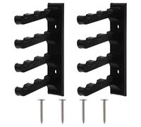 VALICLUD 2pcs Bow Arrow Wall Hanger Rack with Screws Wall Mounted Abs Arrow Holder Space Saving Bow Storage Bracket for Room