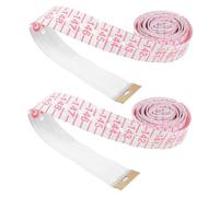 VALICLUD 2pcs Braille Tape Measure for Blind Individuals with Clear Tactile Markings Flexible Measuring Tool Impairment Aid for Sewing Geometry and Accurate Measurement