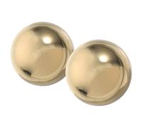VALICLUD 2pcs Brass Hand Exercise Balls for Meditation and Home Decor Smooth Baoding Balls for Fitness and Elegant Gold Decorative Orbs for Centerpiece Bowls
