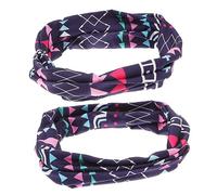 VALICLUD 2Pcs Breathable Yoga Hair Bands Elastic Broadside Headbands for Women Colorful Sports Sweatbands for Fitness Running Daily Use