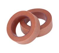 VALICLUD 2Pcs Brown Fiber Tape for Eyelash Extension Beauty Salon Strip Skin Color Lint Tape for Grafting Lashes for Professional Use and Home Application