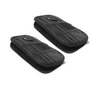 VALICLUD 2pcs Car Sun Visor Organizer PU Storage Bag with Multi-pocket for Sunglasses Car Registration Insurance Holder Receipt and Document Holder Fit for Auto Interior Accessories