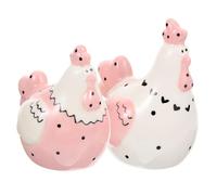VALICLUD 2pcs Ceramic Spice Jars for Kitchen Use Decorative Food Grade Seasoning Containers Lightweight Salt Pepper Storage Bottles Easy to Hold and Sprinkle Practical and