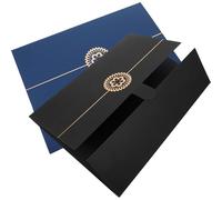 VALICLUD 2pcs Certificate Protective Covers A4 Paper Rounded Corners Smooth Edges Simple Design Workmanship Document Holder for Diploma and Photo Storage