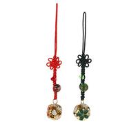 VALICLUD 2Pcs Chinese Knot Pendants Chinese Style Keychains for Bag Decoration Travel and Souvenirs Accessories for Women and Who Love Chinese Culture