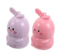 VALICLUD 2pcs Color Changing Lip Cream Hydrating Nourishing Lip Moisture Enhancer Bunny Shaped Cream Lipstick Cute Style for Daily Makeup