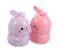 VALICLUD 2pcs Color Changing Lip Cream Hydration Lipstick Moisturizing Nourishing Lip Care Bunny Shaped Cream Cute Style for Daily Makeup Women