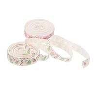 VALICLUD 2pcs Cotton Christmas Ribbons Yards Snowflake Snowman Stocking Decorative Ribbon for DIY Gift for for for for for for Wrapping Wreath Tree Decorations Indoor Outdoor Fade-Resistant
