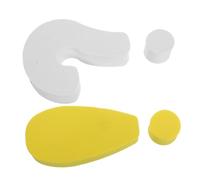 VALICLUD 2pcs Creative Car Antenna Toppers Cute White Question Mark Yellow Exclamation Symbol Car Roof Decoration for Suvs Trucks Auto Exterior Accessories