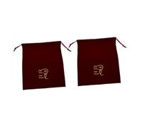 VALICLUD 2pcs Drawstring Travel Toiletry Bag Hair Dryer Storage Case Portable Cosmetics Travel Organizer for Hair Tools Large Bag for Toiletries