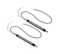 VALICLUD 2pcs Dual Color LED Motorcycle Turn Signal Strip Lights Easy Install Durable Black Flowing LED Indicators for Motorbikes and Scooters Stylish Safety Lighting
