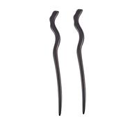 VALICLUD 2pcs Ebony Ancient Hair Sticks Traditional Hair Fork Clips for Women Classic Oriental Style for Spring Festival Lantern Festival Wedding and