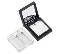 VALICLUD 2pcs Empty Makeup Palette Aluminum Pans Eyeshadow Tray for Diy Korean Style Storage Box Mix Match Palette for Travel