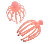 VALICLUD 2Pcs Ergonomic Handheld Scalp Massagers Multi Function Massage Tool for Scalp Relaxation and Stress Relief Fits Head to Stimulate Nerve Endings