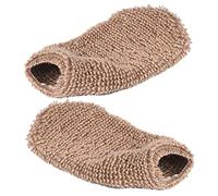 VALICLUD 2pcs Exfoliating Shower Gloves Durable Body Massage Mittens for Deep Cleaning Non Irritating Bathing Gloves for All Ages Premium Quality Plant Fiber Material