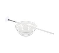VALICLUD 2Pcs Facial Mask Brush Set Ergonomic Beauty Tools with Bristle Brushes and Glass Bowl for DIY Facial Treatments Comfortable Application for Skin Exfoliation and Chemical Peels