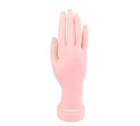 VALICLUD 2pcs Fake Hand Model Nail Technician Accessories Soft Gel Tips Nail Art Practice Tool