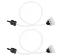 VALICLUD 2pcs Flexible Vacuum Sealer Hose Tube for Vacuum Seal Bags Replacement Attachment with Connector for Kitchen Food Storage and Preservation