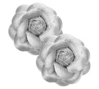 VALICLUD 2pcs Floral Shoe Clips for Women Silver Leather Sandal Charms Decorative Attachments for Pumps Flats Boots Wedding Party Accessories Quick Shoe Transformation