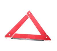 VALICLUD 2pcs Foldable Reflective Safety Triangle Kit Durable Emergency Warning Sign for Vehicles Tripod Design for Stability High Reflective Materials for Enhanced Night Visibility