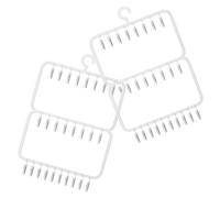 VALICLUD 2PCS Foldable Socks Drying Rack with Clips Collapsible Underwear Hanger for Bras and Small Clothes Space Saving Portable Laundry Organizer Windproof and Deformation Resistant