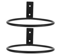 VALICLUD 2pcs Foldable Wall Mounted Pet Feeder Elevated Dog Bowl Holder with Heavy Duty Metal Bracket for Indoor Outdoor Use Space-saving Adjustable Wall Bracket for Cats and Small to Dogs