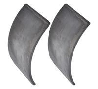 VALICLUD 2pcs Frog House Hideouts for Tree Frogs and Toads, Pottery Mini Roof Tile with Textured Barklike Finish and Smooth Rounded Edges, Supports Secure Grip, Stackable Layer Design