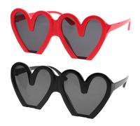 VALICLUD 2Pcs Fun Party Accessories for Birthdays Valentine Day Outdoor Events Lightweight Eye Protection Quirky Photo Props for Adults