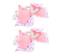 VALICLUD 2pcs Girl Birthday Hair Bows with Number and Pearl Details Lightweight Decorative Bowknot Clips for Birthday Parties School and Everyday Styling