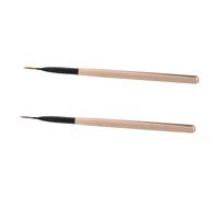 VALICLUD 2pcs Gradient Nail Art Pens Blooming Manicure Brushes for DIY Designs Durable Bristles for Smooth Effects for Home and Salon Use