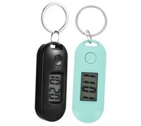VALICLUD 2pcs Graduation Season Students Keychain Watches Electronic Digital Pocket Watches with Clip-on Design, Lightweight Plastic Material, Convenient for School the Exam