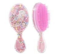 VALICLUD 2Pcs Hair Brush Transparent Unicorn Flamingo Design Soft Wet Detangler for Gentle Scalp Massage Ergonomic Handle for Easy Use Fun Hair Grooming Experience