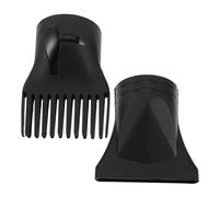 VALICLUD 2pcs Hair Dryer Concentrator Nozzle Heavy Duty Blow Dryer Nozzle Attachment Fits for Professional Salon and Home Use Replacements