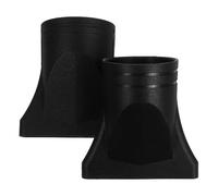 VALICLUD 2Pcs Hair Dryer Nozzle Attachment 44-46Mm Thickened High Temperature Resistant Concentrator Tips Black for Salon Styling and Home Hairdryers