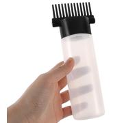 VALICLUD 2pcs Hair Dye Applicator Bottles with Comb Small Refillable Shampoo and Hair Oil Applicator and Scalp Treatment
