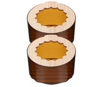 VALICLUD 2PCS Hamster Sand Bath Container and Toilet Box for Dwarf Hamsters and Small Rodents, Red Tea Plastic Rodent Bath Tub with Sand Sifting Function for Gerbils, Mice, and Chinchillas