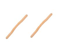 VALICLUD 2pcs Handheld Massager Stick Reflexology Tool Wooden Body Massager for Travel Back Muscle Massage Stick for Adults