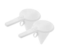 VALICLUD 2pcs Handheld Plastic Chocolate Cream Funnel for Baking Lightweight Candy and Icing Dispenser Safe Kitchen Tool for Home Bakery Cake Shops