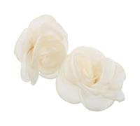 VALICLUD 2pcs Handmade Rose Shoe Flowers Flower Brooch Pfor Women Shoe Clips for High Heel Charm Elegant Appliques for Formal Occasions