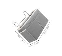 VALICLUD 2pcs Hanging Bedside Storage Organizer Bag with Frame for Bunk Beds Rvs Bedside Pocket for Tablets Phones Books Magazines Space Saving Multi Pocket Storage